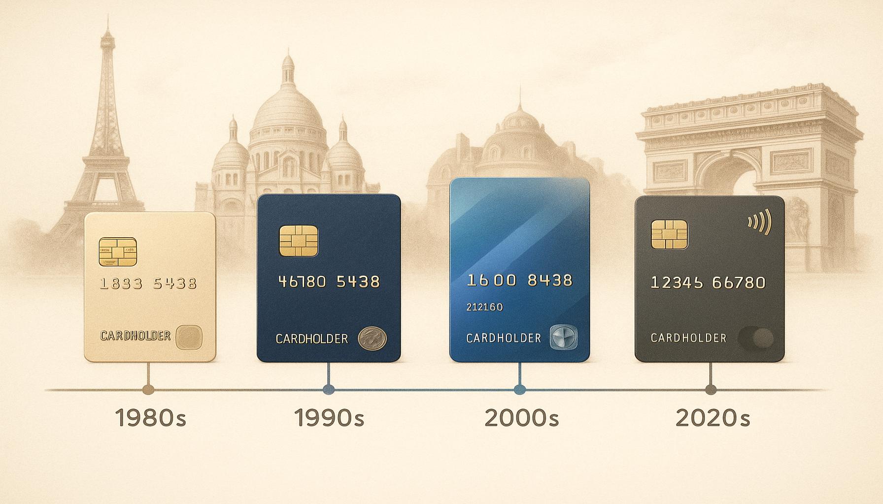 L’évolution des cartes de crédit en France au cours des dernières décennies